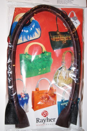 Taschengriffe braun (Paar)